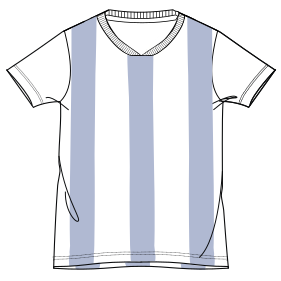 Fashion sewing patterns for Football T-Shirt 7533